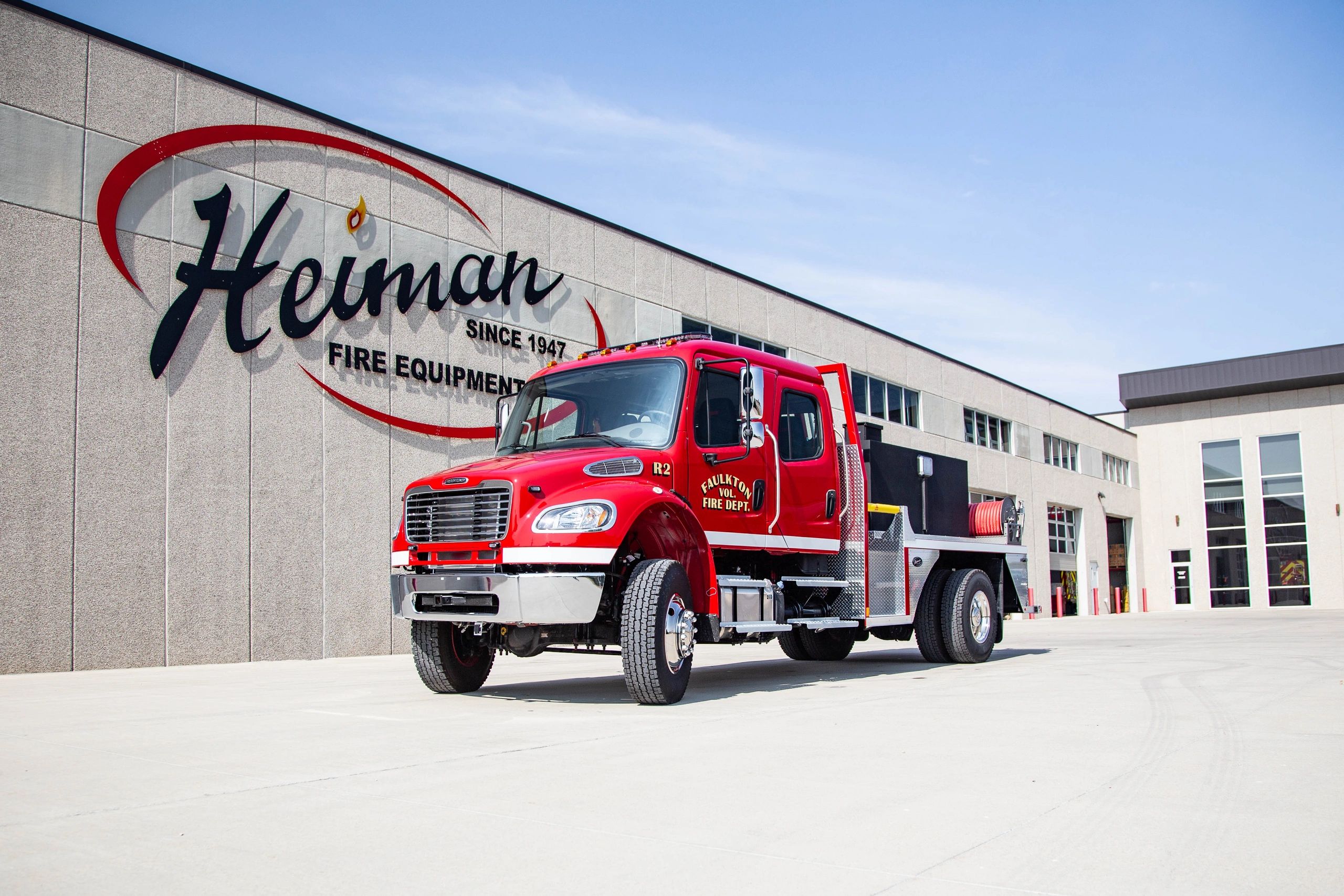Faulkton, SD Fire Dept. Heiman Fire Wildland Tanker